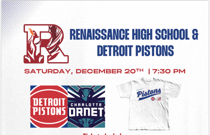 T-Shirt and Pistons Charlottes Logo